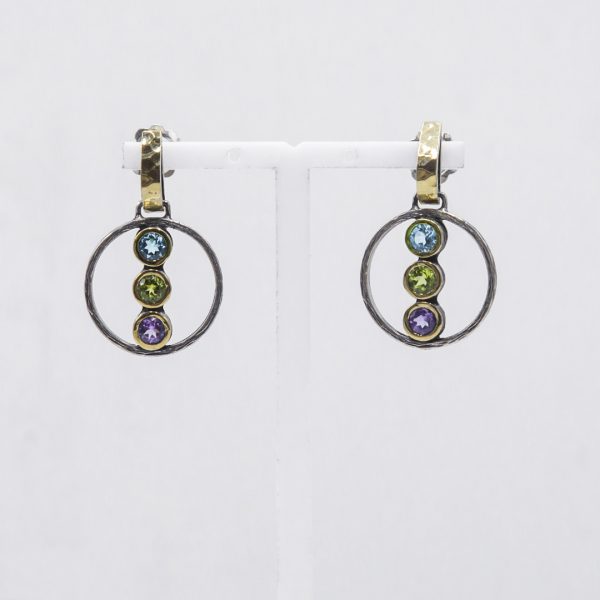 PENDIENTES TRICOLOR - Imagen 2