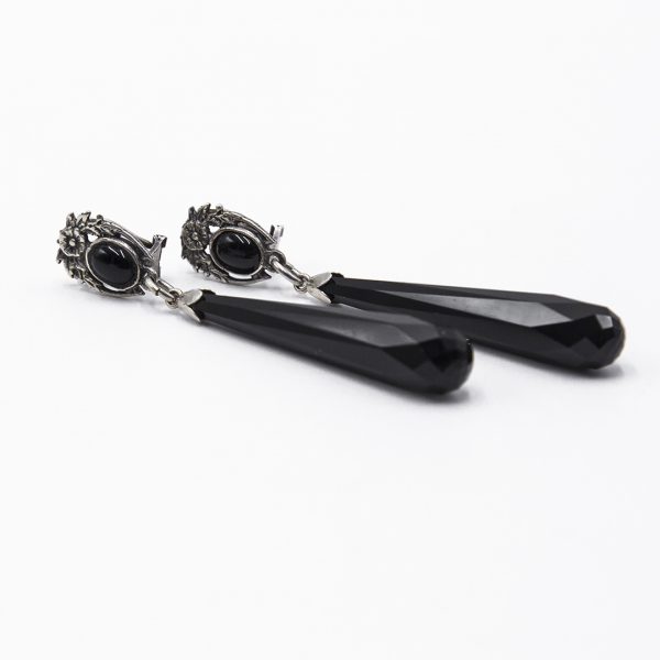 PENDIENTES LARGO BLACK