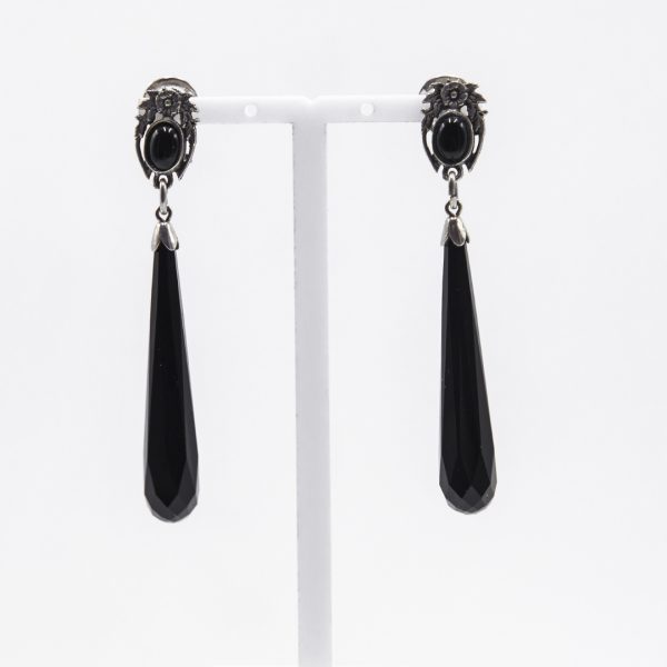 PENDIENTES LARGO BLACK - Imagen 2